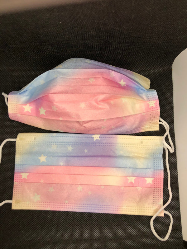 10 pieces Twinkle stars disposable face mask