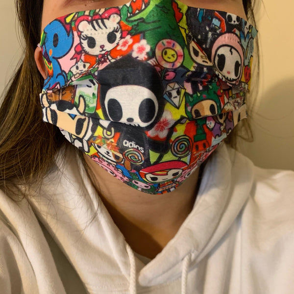 10 pieces cute Kawaii Tokidoki disposable face mask