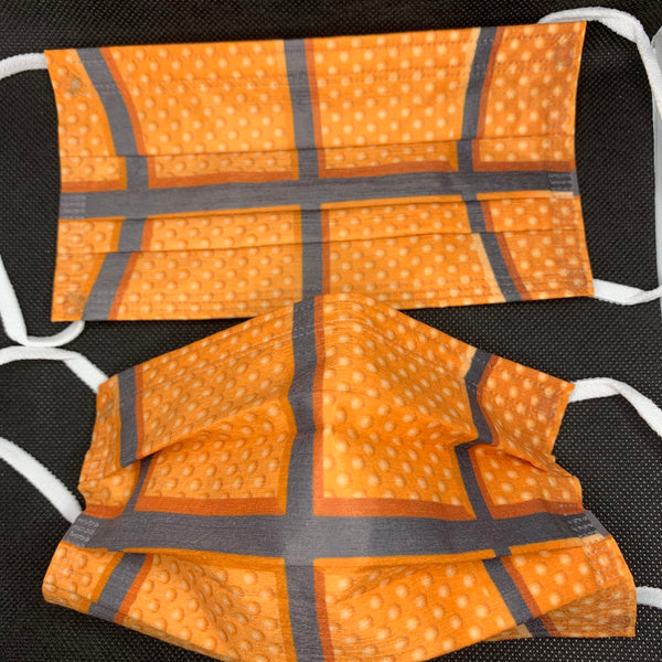 10 pieces Sports Basketball  print disposable face mask