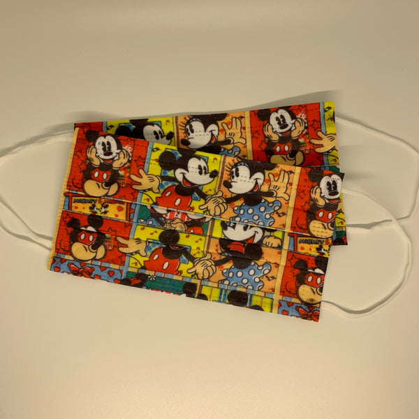 10 Mickey  & Minnie Disposable Face Mask